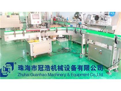 旋蓋機(jī)，鋁箔封口機(jī)，貼標(biāo)機(jī)，噴碼機(jī)，整套生產(chǎn)線已完成生產(chǎn)送貨至客戶公司